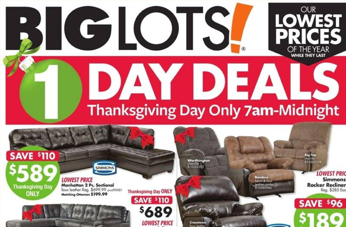 Big Lots Black Friday 2023